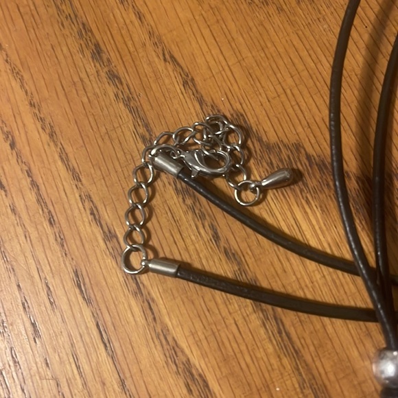 Vintage Gorgeous rope Heart Pendant Necklace 24” Y2K - Picture 3 of 4